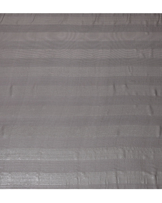 قماش شيفون حرير بني مع لوركس معدني - عرض 110 سم، أناقة كورية جنوبية، اشتري عبر الإنترنت بواسطة Meter-D18164