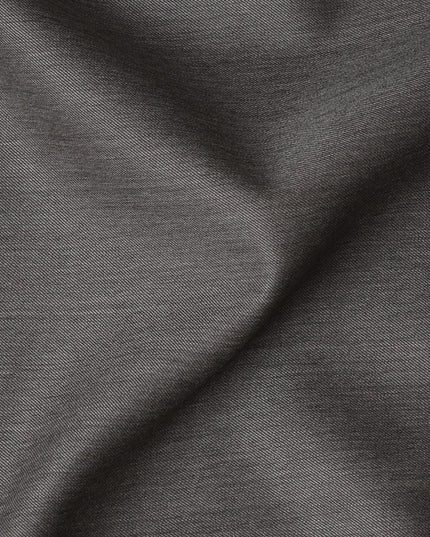 Sleek Graphite Grey Super 150's Wool Fabric - Premium UK Weave, 150cm Wide - D18252
