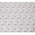 Classic English Garden Rose Synthetic Modal Satin Fabric - 110cm Wide, Vintage Floral Elegance, Ideal for Timeless Fashion-D18417