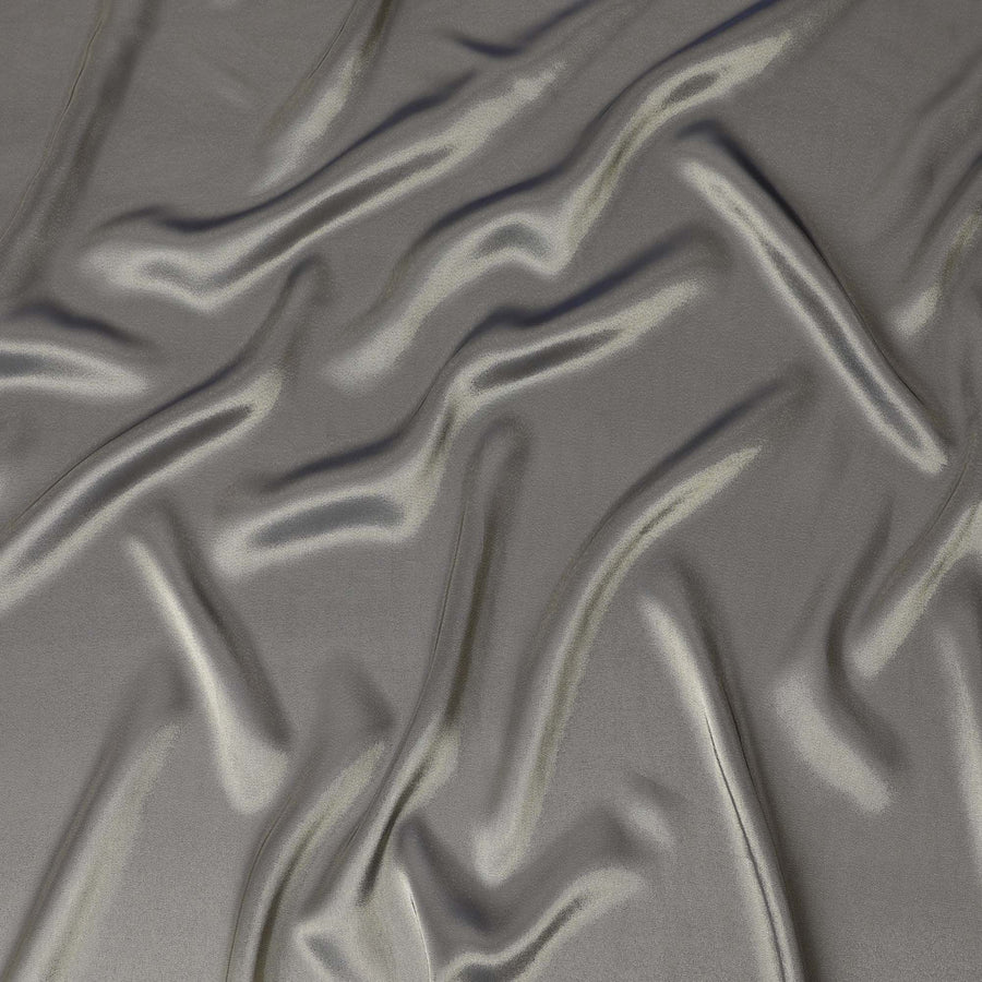 قماش حرير فرنسي فاخر - أزرق داكن لامع، عرض 110 سم - شراء بالمتر-D18429