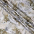 Ethereal Marble Swirl Modal Satin Fabric - 110cm Wide, Luxurious Textile from India-D18523 Regal Fabrics