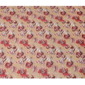 Autumn Blossom Modal Satin Fabric - 110cm Wide, Warm Toned Florals from India-D18524