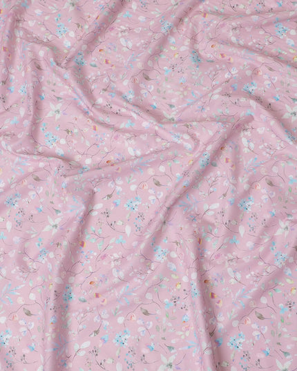 Whimsical Springtime Cotton Voile Fabric - 110cm Wide, Delicate Floral Print from India-D18530 Regal Fabrics