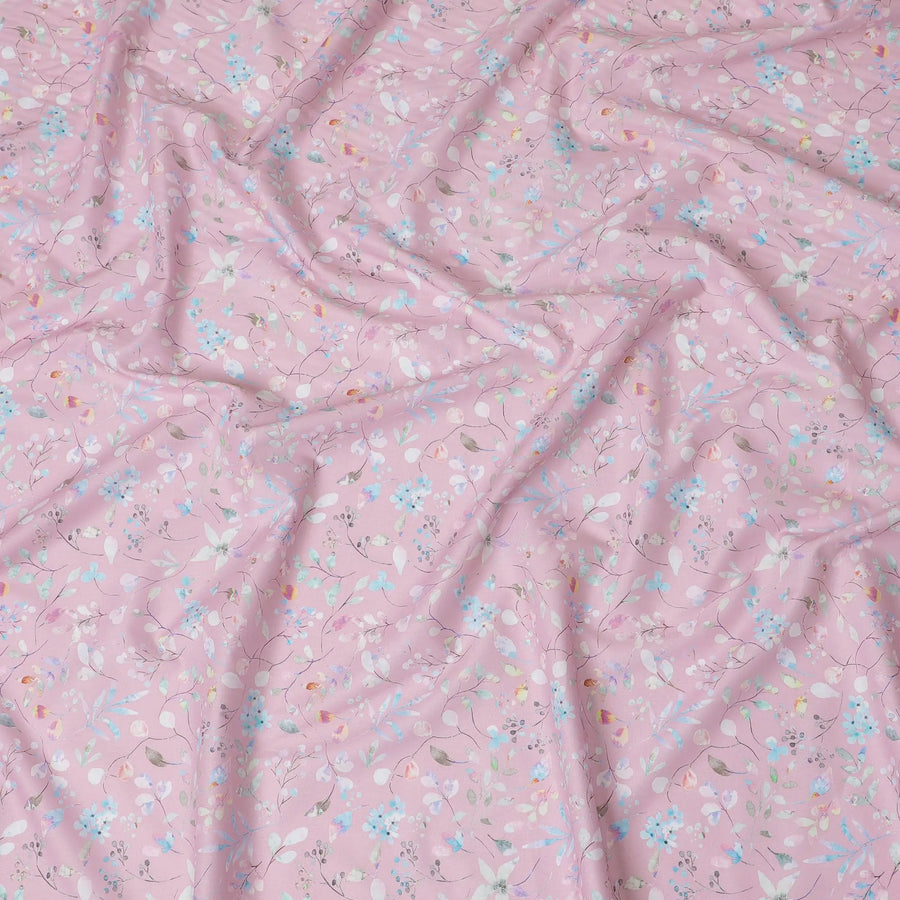 Whimsical Springtime Cotton Voile Fabric - 110cm Wide, Delicate Floral Print from India-D18530 Regal Fabrics