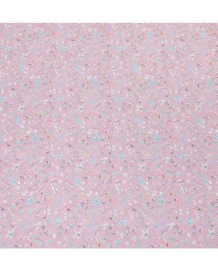 Whimsical Springtime Cotton Voile Fabric - 110cm Wide, Delicate Floral Print from India-D18530 Regal Fabrics