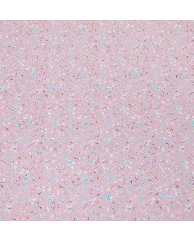 Whimsical Springtime Cotton Voile Fabric - 110cm Wide, Delicate Floral Print from India-D18530 Regal Fabrics
