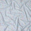 Spring Whisper Cotton Voile Fabric - 110cm Wide, Pastel Botanical Print from India-D18532 Regal Fabrics