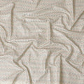 Artisanal Synthetic Satin Weave Fabric - 110cm Wide, Subtle Textured embroidery from India-D18542
