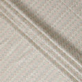 Artisanal Synthetic Satin Weave Fabric - 110cm Wide, Subtle Textured embroidery from India-D18542