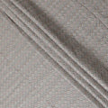 Contemporary Synthetic Satin Fabric - 110cm Wide, Geometric Mosaic embroidery from India-D18543