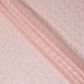 Lemonade pink cotton voile fabric with gold foil and jacquard in abstract design-D15752 Regal Fabrics