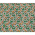 Mink grey Premium pure silk crepe fabric with multicolor print in floral design-D16689 Regal Fabrics