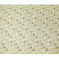 Mint green synthetic organza fabric with multicolor print in floral design-D16755 Regal Fabrics