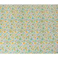 White Premium pure silk crepe fabric with multicolor print in floral design-D17190 Regal Fabrics
