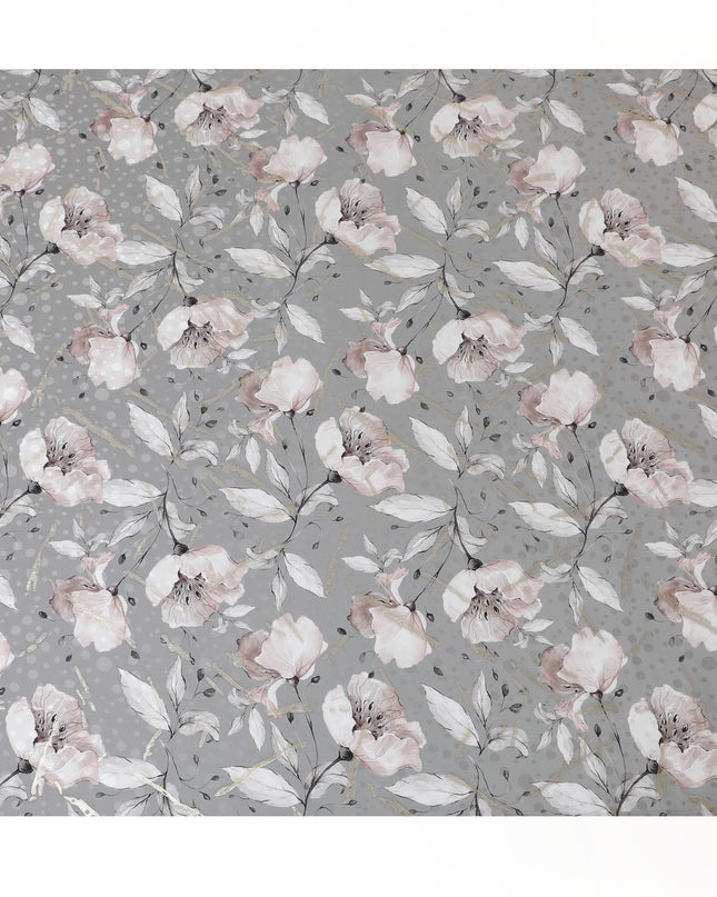 قماش الساتان الحريري الخالص باللون الفضي: التطور المعاصر - D17615