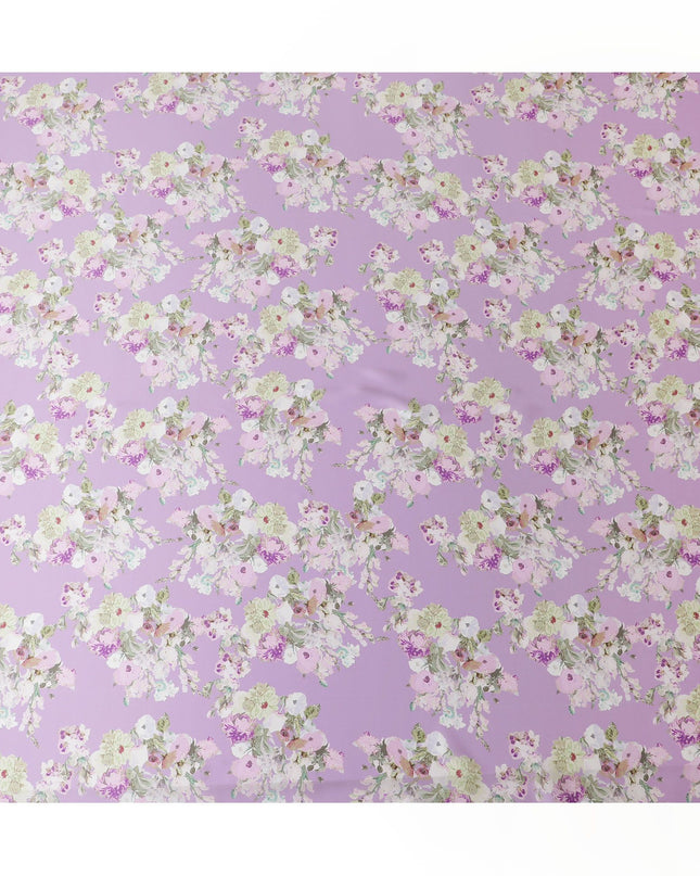 قماش الساتان الهمس باللافندر: احتضان لطيف - D17628