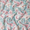 Serene Blossom Viscose Crepe Fabric - 110cm Wide - Soft Draping Quality - Shop Online-D18219 Regal Fabrics