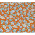 Autumn Spice Floral Viscose Crepe Fabric - 110cm Wide - Warm Tones for Cozy Fashion - Buy Online-D18226