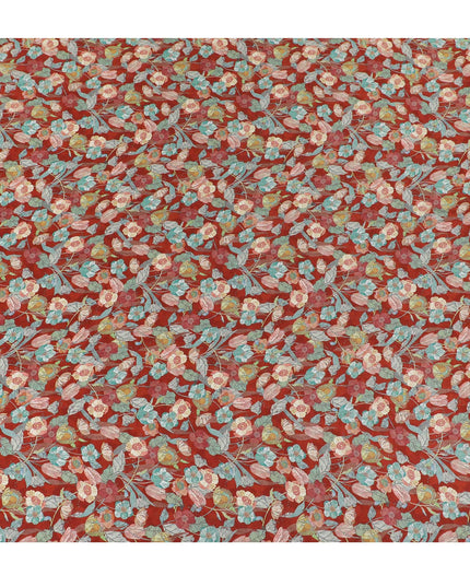 قماش كريب فيسكوز ساحر ريفي - عرض 110 سم - أناقة الأزهار للملابس الكاجوال والرسمية - شراء عبر الإنترنت-D18229