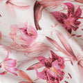 Soft Petal Pink Silk Satin Fabric - Italian Crafted, 140cm Wide - Buy Elegant Textiles Online-D18320