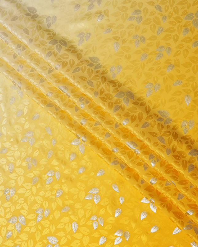 قماش ساتان حريري بأوراق مضيئة للطاقة الشمسية - طباعة مذهبة، عرض 140 سم - شراء حصري عبر الإنترنت من كوريا الجنوبية-D18332