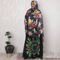 Navy blue Premium pure silk chiffon garbasaar with multicolor metallic lurex in floral design-D17173 Regal Fabrics