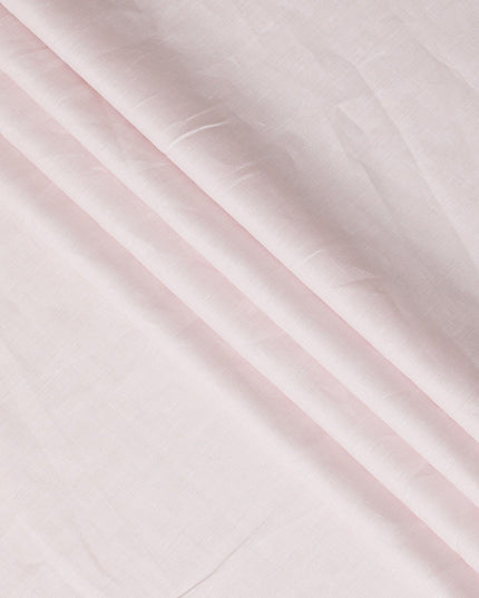 Light pink Plain Premium pure linen fabric 60Lea-D15879