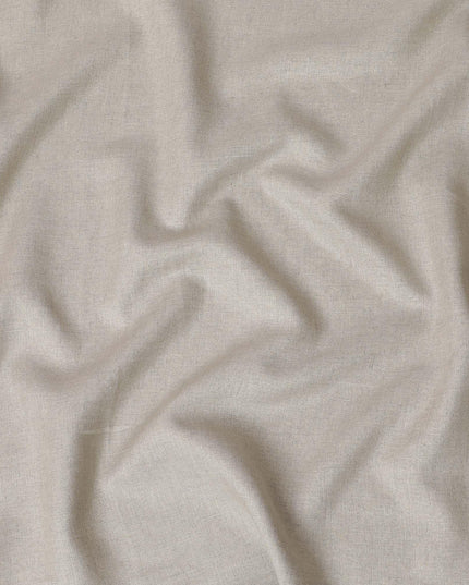 Beige Plain Premium pure linen fabric 60Lea-D15882