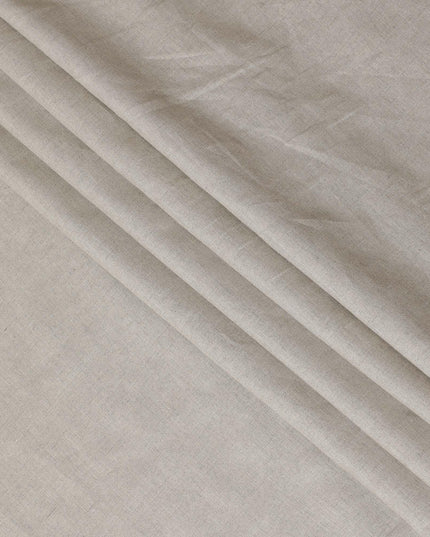 Beige Plain Premium pure linen fabric 60Lea-D15882
