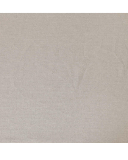 قماش الكتان الخالص باللون البيج بتصميم متعرج - D15889