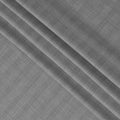 Grey Premium pure Italian Super 150's all wool suitn fabric in checks design-D16462