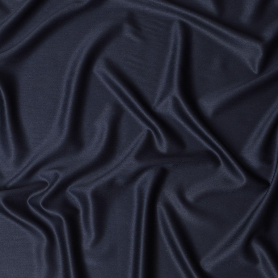 قماش مناسب من الصوف الإيطالي النقي الممتاز 150 درجة باللون الأزرق الداكن -D16471