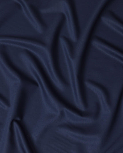 Denim blue Plain Premium pure Italian Super 150's wool suiting fabric-D16472 Regal Fabrics