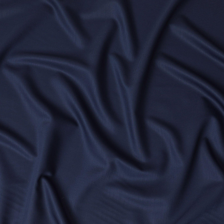 Denim blue Plain Premium pure Italian Super 150's wool suiting fabric-D16472 Regal Fabrics