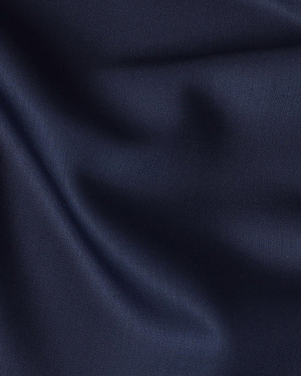 Denim blue Plain Premium pure Italian Super 150's wool suiting fabric-D16472 Regal Fabrics