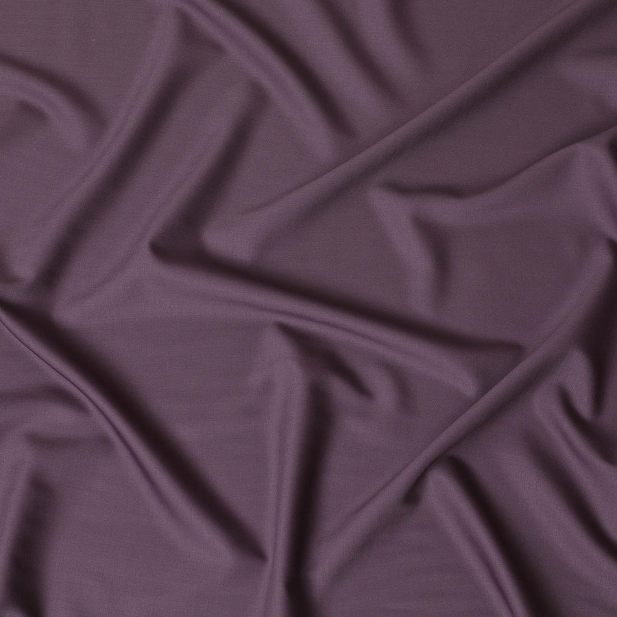 Mauve Plain Premium pure Italian Super 150's Australian merino wool suiting fabric-D16475