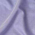 قماش القمصان الإيطالي الفاخر بنسبة 100% من القطن الإيطالي باللون الأزرق اللافندر مع طباعة بيضاء في نسيج قطني طويل-D16479
