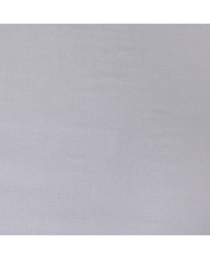 Off white Premium 100% cotton shirting fabric with pruple dots in self design-D16841