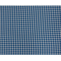 Petrol blue Premium 100% cotton shirting fabric with beige and rusty brown print in checks design-D16845 Regal Fabrics
