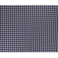 Navy blue Premium 100% cotton shirting fabric with beige and red print in checks design-D16846 Regal Fabrics