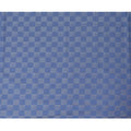 Blue Premium 100% Giza cotton shirting fabric with grey jacquard in checks design-D16854