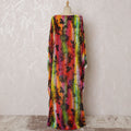Multicolor Premium pure Italian Silk chiffon velvet makmal dirac fabric in animal skin design-D16521 Regal Fabrics