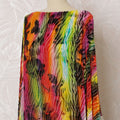 Multicolor Premium pure Italian Silk chiffon velvet makmal dirac fabric in animal skin design-D16521 Regal Fabrics