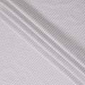 Light lilac Premium 100% cotton shirting fabric with white print in stripe design-D16635