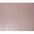 Mauve Premium pure silk chiffon fabric with gold metallic lurex in abstract design-D17222