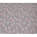 Blush Bloom Viscose Crepe Fabric - Floral Elegance, Soft Drape, 110cm Width (India)  - D17646