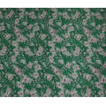قماش كريب فيسكوز Emerald Flora - طباعة زهور غنية على اللون الأخضر، عرض 110 سم (الهند) - D17653