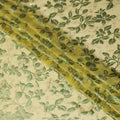 نسيج معدني من الشيفون الحريري بنكهة الليمون - صناعة كورية جنوبية رائعة، عرض 110 سم - D17663
