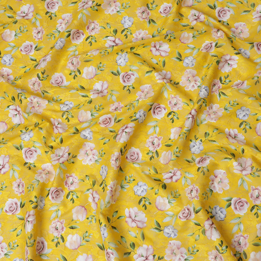 Uragiri Cotton Voile Fabric - Sunny Floral Print, 110 cm Wide, Authentic Japanese-D17720 Regal Fabrics
