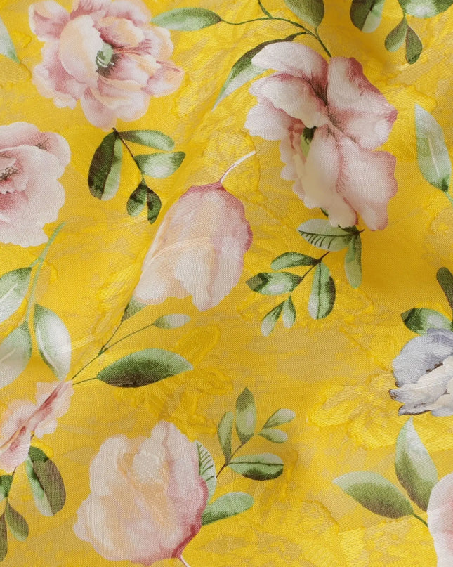 Uragiri Cotton Voile Fabric - Sunny Floral Print, 110 cm Wide, Authentic Japanese-D17720 Regal Fabrics